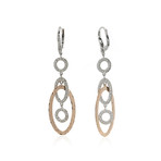 Crivelli 18k Two-Tone Gold Diamond Earrings
