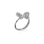Crivelli 18k White Gold Diamond Ring // Ring Size: 6