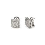 Crivelli 18k White Gold Diamond Earrings VII