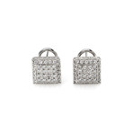 Crivelli 18k White Gold Diamond Earrings VII