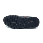 Osian Sneakers // Black + Burgundy (Euro: 39)