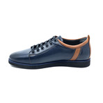 Howard Sneaker // Navy Blue + Brown (Euro: 42)