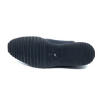 Denzel Classic Shoes + Line Pattern // Black (Euro: 44)