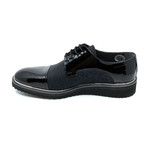 Robin Classic Shoes + Line Pattern // Black (Euro: 39)