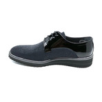 Denzel Classic Shoes + Line Pattern // Black (Euro: 42)