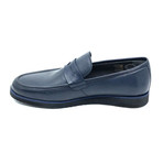 Ross Penny Loafers // Navy Blue (Euro: 44)