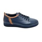 Howard Sneaker // Navy Blue + Brown (Euro: 40)
