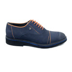 Keaton Derby Shoe // Navy Blue Suede (Euro: 43)