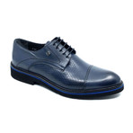 Herman Cap Toe Shoes // Navy Blue (Euro: 45)
