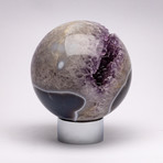 Brazilian amethyst quartz crystal sphere // Ver. II