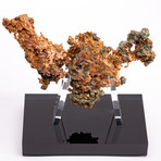 Michigan Natural Native Copper Nugget + Acrylic Stand