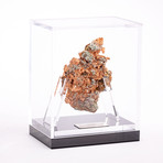 Michigan Natural Native Copper Nugget + acrylic box // Ver. I