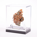 Michigan Natural Native Copper Nugget + acrylic box // Ver. I