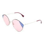 Women's 0341 Sunglasses // Silver + Pink