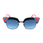 Women's 0241 Sunglasses // Blue + Red + Black