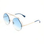 Women's 0325 Sunglasses // Blue + Gold
