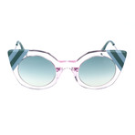 Women's 0240 Sunglasses // Pink + Blue + Green