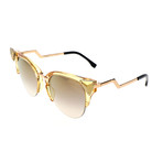 Women's 0041 Cat Eye Sunglasses // Yellow + Gold