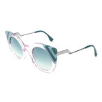 Women's 0240 Sunglasses // Pink + Blue + Green