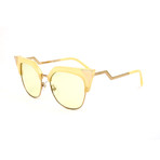 Women's 0149 Cat Eye Sunglasses // Yellow