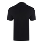 Oscar Short Sleeve Polo Shirt // Black (L)