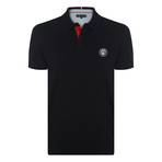 Joseph Short Sleeve Polo Shirt // Black (L)