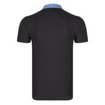David Short Sleeve Polo Shirt // Black (L)