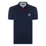 Clarence Short Sleeve Polo Shirt // Navy (L)