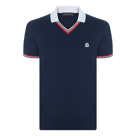 Ernest Short Sleeve Polo Shirt // Navy (XS)