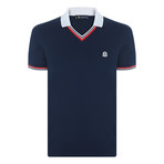 Ernest Short Sleeve Polo Shirt // Navy (XL)