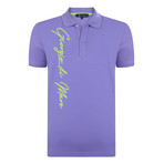 Andrew Short Sleeve Polo Shirt // Purple (3XL)