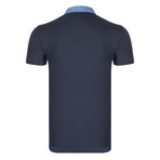 Charles Short Sleeve Polo Shirt // Navy (3XL)