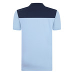 Frank Short Sleeve Polo Shirt // Blue (L)