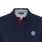 Clarence Short Sleeve Polo Shirt // Navy (M)