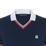 Ernest Short Sleeve Polo Shirt // Navy (L)