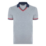 John Short Sleeve Polo Shirt // Gray Melange (XL)