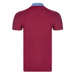 Louis Short Sleeve Polo Shirt // Bordeaux (L)