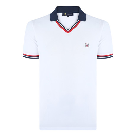Sam Short Sleeve Polo Shirt // White (S)