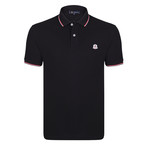 Herbert Short Sleeve Polo Shirt // Black (3XL)