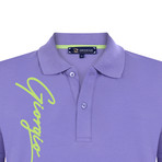 Andrew Short Sleeve Polo Shirt // Purple (M)
