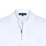 James Short Sleeve Polo Shirt // White (XS)