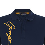 Tom Short Sleeve Polo Shirt // Navy (3XL)