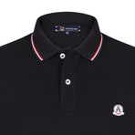 Herbert Short Sleeve Polo Shirt // Black (2XL)