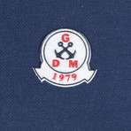 Thomas Short Sleeve Polo Shirt // Navy (L)