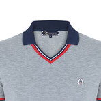 John Short Sleeve Polo Shirt // Gray Melange (3XL)