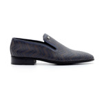 Max Loafers // Brown + Navy Blue (Euro: 41)