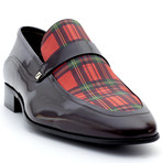 Yanis Loafers // Brown + Red Plaid (Euro: 41)