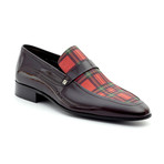 Yanis Loafers // Brown + Red Plaid (Euro: 40)