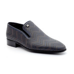 Max Loafers // Brown + Navy Blue (Euro: 44)