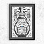 Zelda // Vintage Potion Advertisement Series (11"W x 17"H)